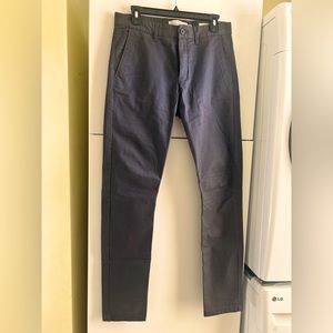 Dark grey skinny chino pant